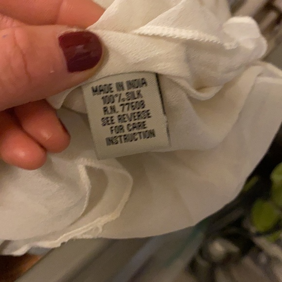J. Peterman ivory blouse - Picture 3 of 3